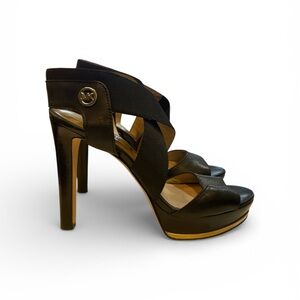 Michael Kors Black High Heel Sandals size 8